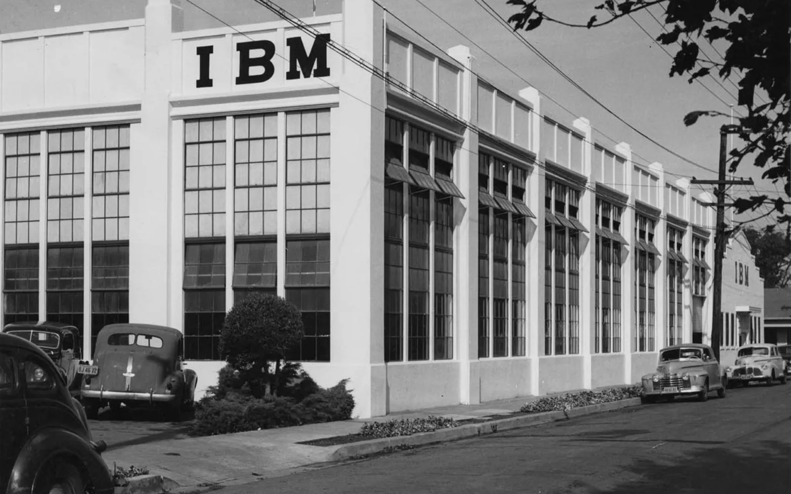 First IBM Plant in Silicon Valley, historical photograph from circa 1940